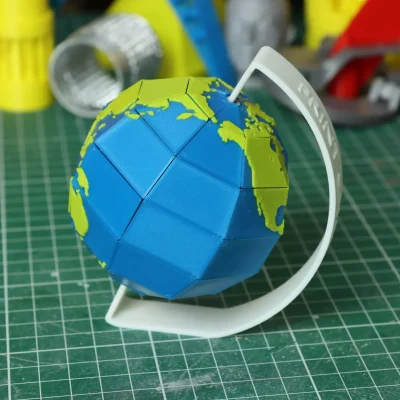 دانلود مدل سه بعدی earth puzzle 3d model